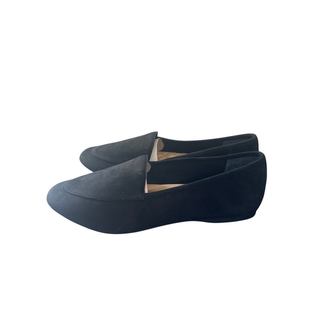 Birdies Women's Vesper Flat Mary Jane, Black Suede, 10.5 A